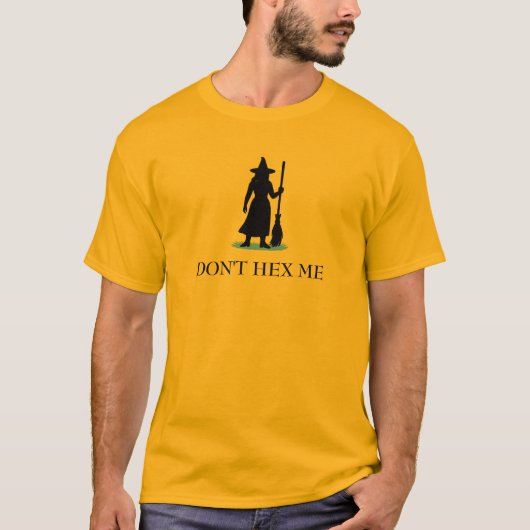 Don’t Hex Me Witch Gadsden Flag Parody T-shirt (Voorkant)