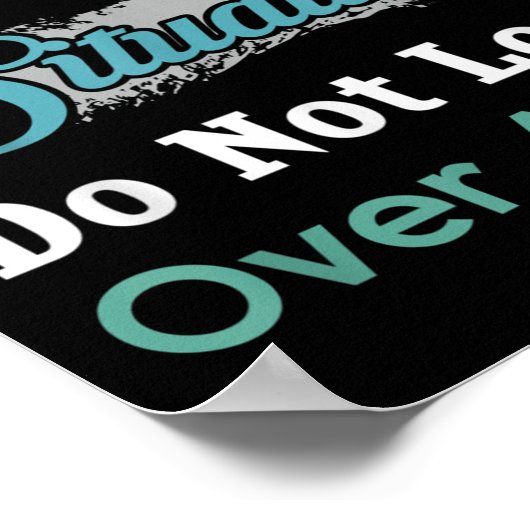 Don’t Laugh Situation Dont Look Over At Me Funny Q Poster (Hoek)