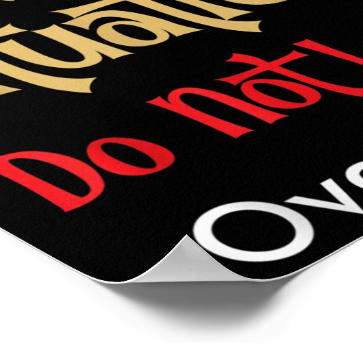 Don’t Laugh Situation Dont Look Over At Me Funny Q Poster (Hoek)