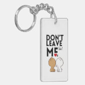Don’t Leave Me Cute Couple Love Keychain | Romanti (Voorkant Links)