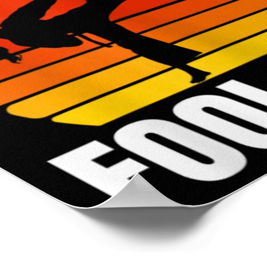 Don’t Let The Ponytail Fool You Karate Kick Poster (Hoek)