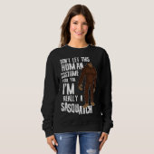 Don t Let This Fool You  Sasquatch Halloween Costu Trui (Voorkant volledig)