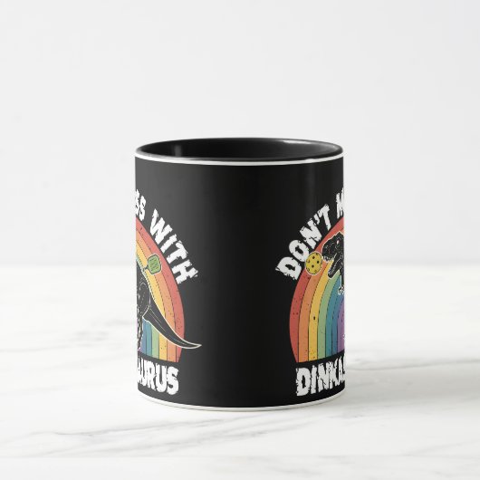 Don’t Mess With Dinkasaurus Pickleball Mok (Midden)