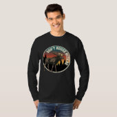 DON T MOOSE WITH ME   Outdoor And Camping T-shirt (Voorkant volledig)