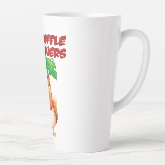 Don’t Ruffle My Feathers Latte Mok (Rechts)