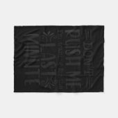 Don’t Rush Me, Sarcastic Quotes Funny Fleece Deken (Voorkant (Horizontaal))