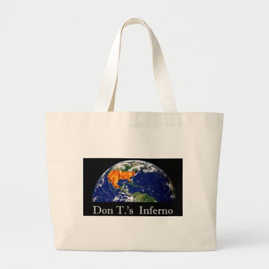 Don T.'s Inferno Grote Tote Bag (Voorkant)