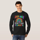 Don t Say Desantis Florida Say Gay LGBTQ Pride Ant T-shirt (Voorkant volledig)