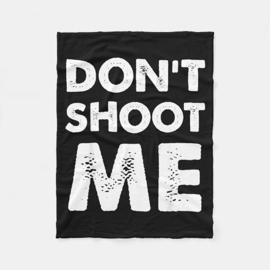Don’t Shoot Me  Fleece Deken (Voorkant)