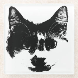 Don’t Spill It – Ink Cat  Glazen Onderzetter