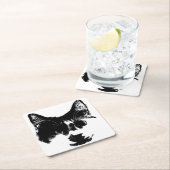 Don’t Spill It – Ink Cat  Kartonnen Onderzetters (Insitu)