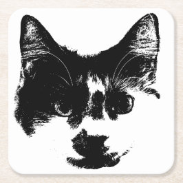 Don’t Spill It – Ink Cat  Kartonnen Onderzetters