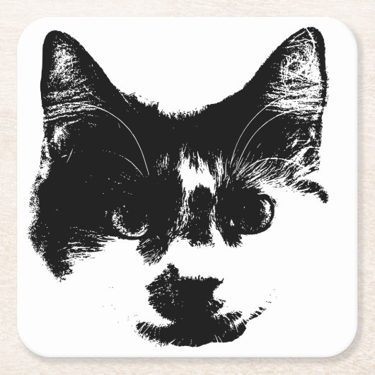 Don’t Spill It – Ink Cat  Kartonnen Onderzetters (Voorkant)