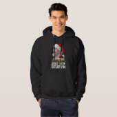 Don t Stop Believing Santa Claus Sunglasses Hoodie (Voorkant volledig)