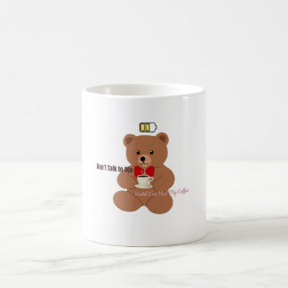 Don’t Talk to Me – Coffee Bear Design Koffiemok