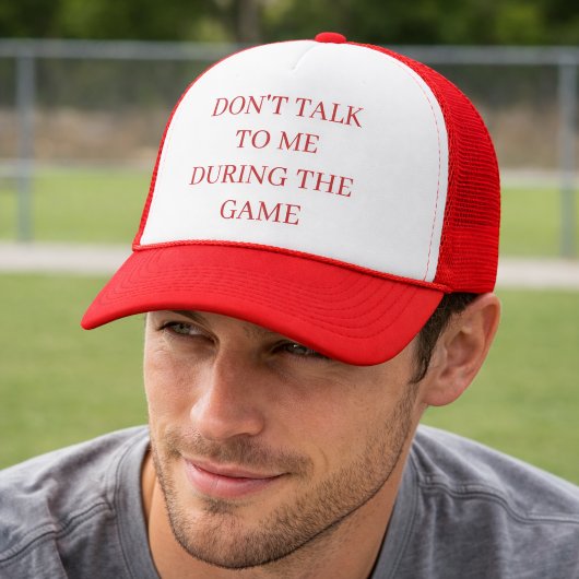 Don’t Talk To Me During The Game Funny Trucker Pet