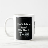 Don’t Talk to Me Mug – Sarcastic Coffee Cup Koffiemok (Links)