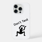 Don’t Text iPhone Hoesje (Achterkant)