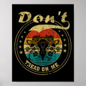 Don’t Tread On Me Uterus  Poster (Voorkant)