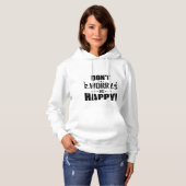 “Don’t Worry Be Happy”-trui Hoodie (Voorkant volledig)