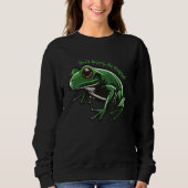 Don t worry be hoppy frog design trui (Voorkant)