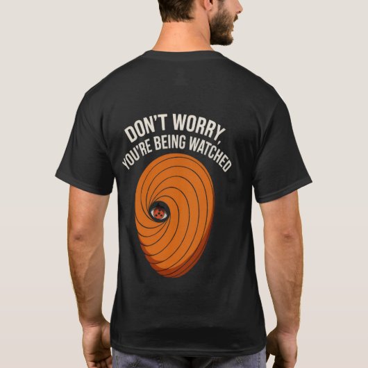 Don’t Worry, Cyber, Anime T-Shirt) T-shirt (Achterkant)