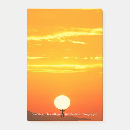 Don’t worry, I am with you. - Post-it® Notes (Voorkant)