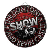 Don Tony en Kevin Castle Show Dartboard! Dartbord (Voorkant)