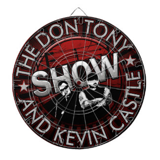 Don Tony en Kevin Castle Show Dartboard! Dartbord