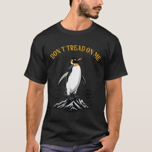 Don treden op pinguïns, belastingen pinguïn grappi t-shirt