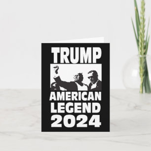 Don Trump 2024 Bulletproof Never Surrender Legend Kaart