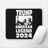 Don Trump 2024 Bulletproof Never Surrender Legend Muismat (Met muis)
