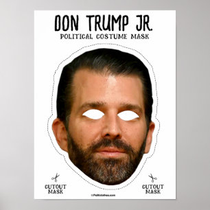 Don Trump Jr. Kostuum Masker Poster