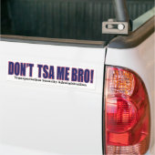 DON-TSA-Me-Bro-Red Bumpersticker (Op Truck)