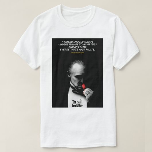 Don Vito Corleone quotes T-Shirt (Design voorkant)