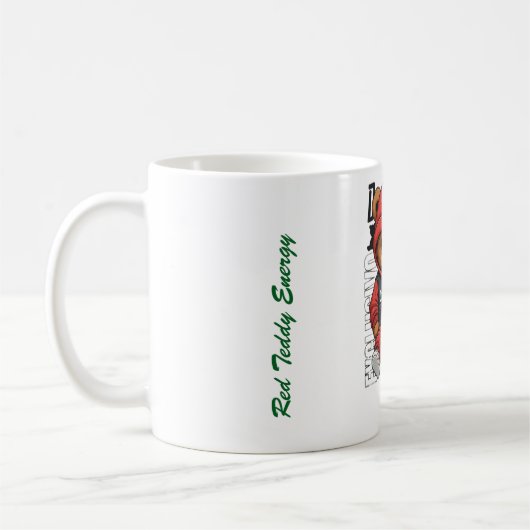 Don Vitone – Red Teddy King Vitotone Bear – Red El Koffiemok (Links)