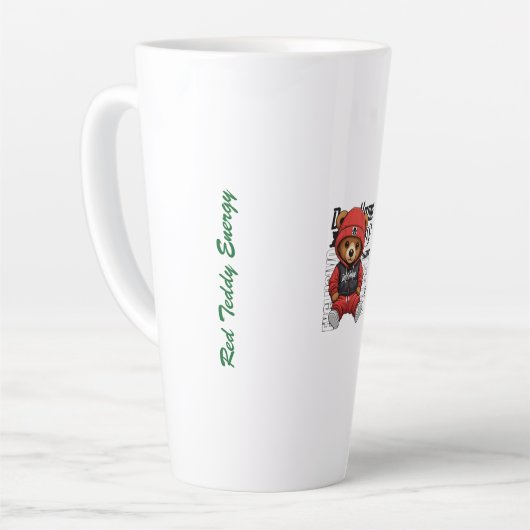 Don Vitone – Red Teddy King Vitotone Bear – Red El Latte Mok (Linkerhoek)