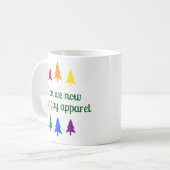 Don we Now Our Gay Apparel - Grappig LGBT-kerstfee Koffiemok (Voorkant links)