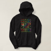 Don we Now Our Gay Apparel Pride KerstHappy H Hoodie (Design voorkant)
