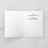 Don We Nu Onze Fantastische Truien Kerst Kaart (Binnen)