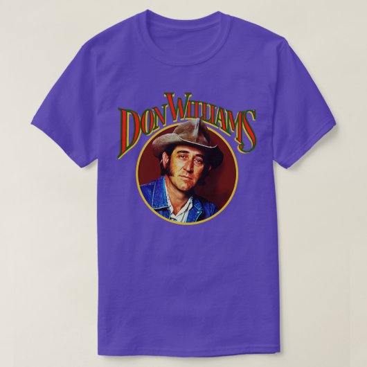 Don Williams Classic Country Icon Tribute T-shirt (Design voorkant)