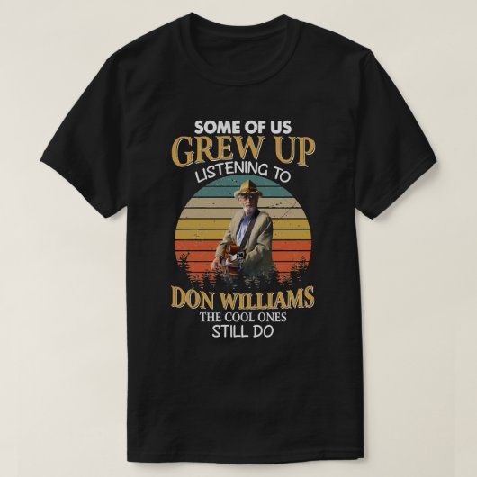 Don Williams Country Artist prijst de Hit B T-shirt (Design voorkant)
