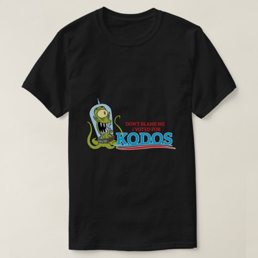 Don&x27;t Verschuldig me dat ik voor Kodos Essenti T-shirt (Design voorkant)
