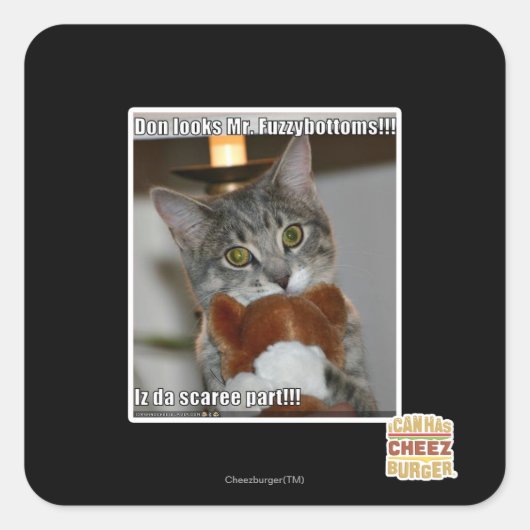 Don ziet eruit vierkante sticker (Voorkant)