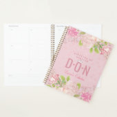 DON Zurse Pink - Aangepaste Floral Journal Planner (Display)