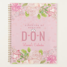 DON Zurse Pink - Aangepaste Floral Journal Planner