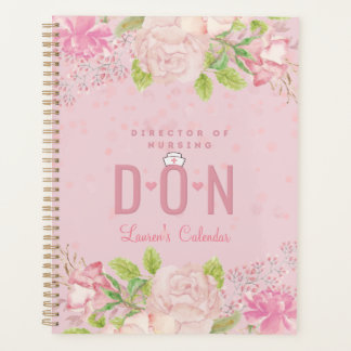 DON Zurse Pink - Aangepaste Floral Journal Planner