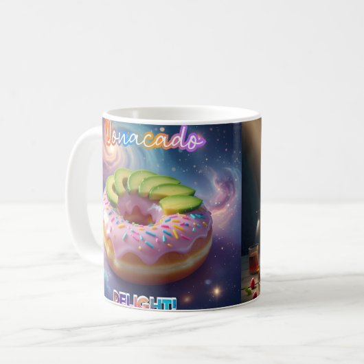 Donacado Delight! Coffee Cup Koffiemok (Voorkant links)