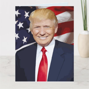 DONAD TRUMP TREMENDOUS BIG BIRTHDAAGKAARTEN KAART