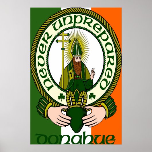 Donahue Clan Motto Poster Print (Voorkant)